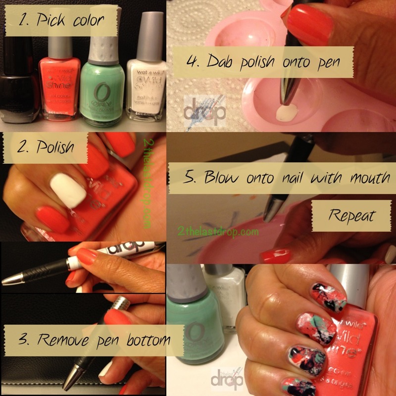 After a few requests, I've outlined 5 basic steps of how to create nail